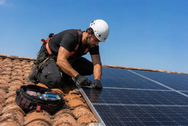 Maintenance et monitoring de panneaux solaires à Marcillac-Saint-Quentin