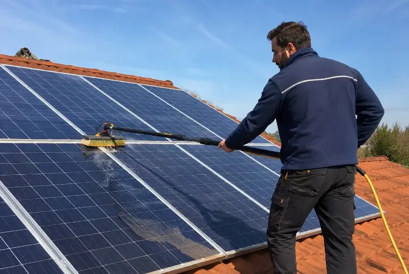 Nettoyage et entretien de panneaux solaires à Marcillac-Saint-Quentin